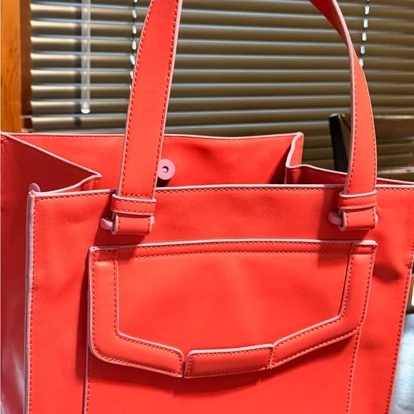 BCBGeneration Vibrant Red Tote - Picture 3 of 4